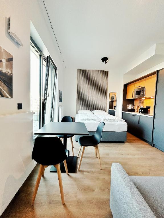 Posezení v ubytování Homaris Apartments Winterhude