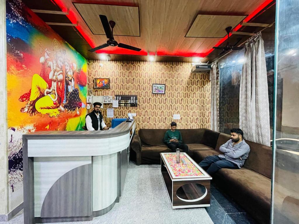 Posezení v ubytování Hotel Daksh