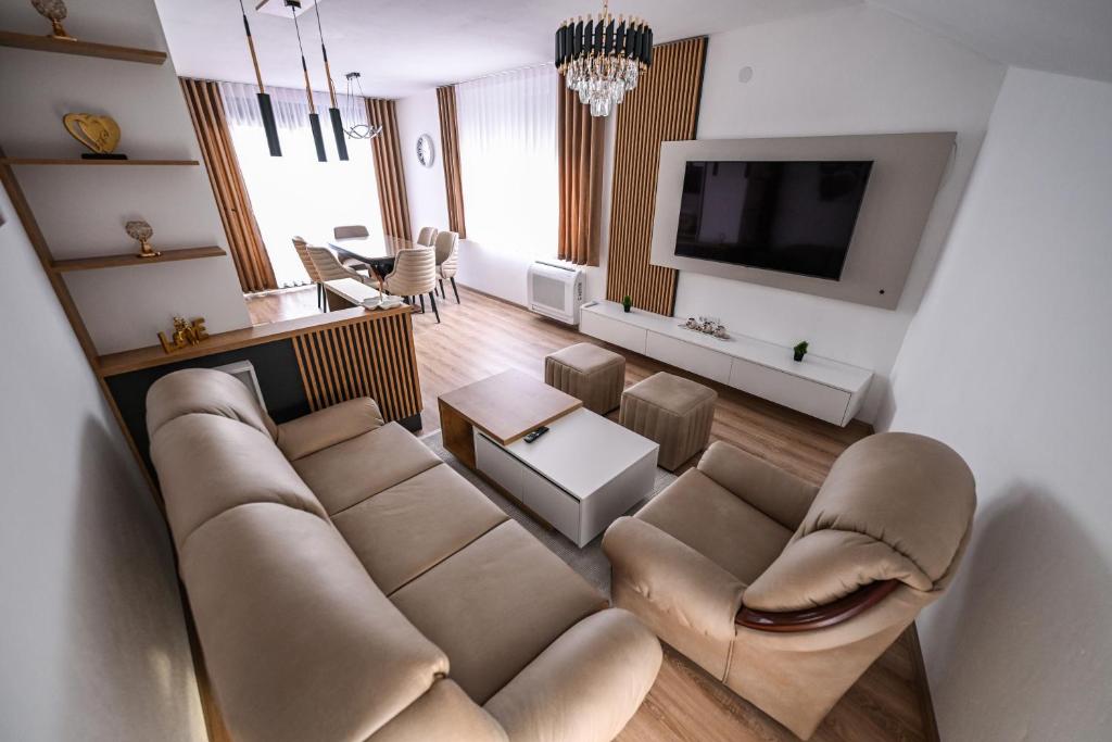 Posezení v ubytování Apartmani EMA SL