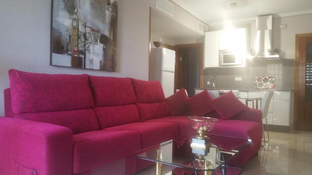 Część wypoczynkowa w obiekcie Apartamento Eduardo Dato