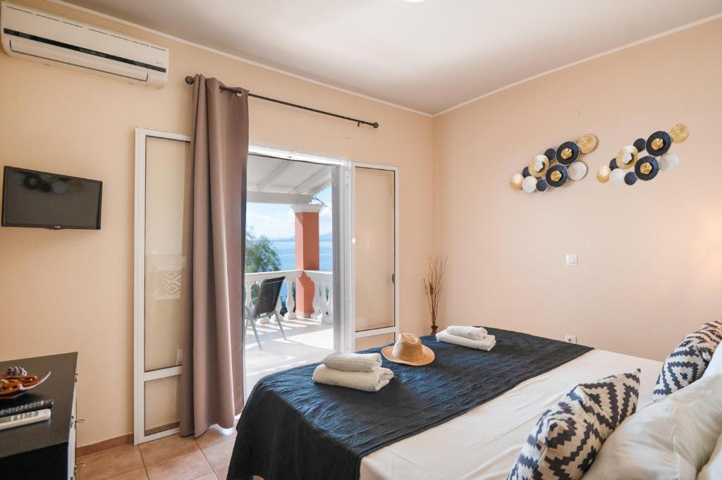 Posteľ alebo postele v izbe v ubytovaní Sunrise View Apartments