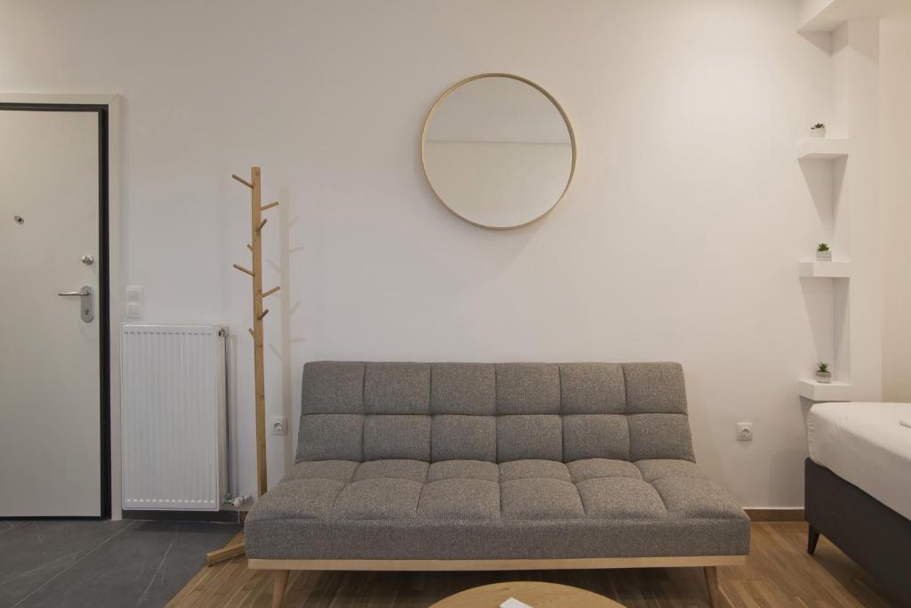 Posezení v ubytování Porto 118 New Reno Piraeus St near Marina Zeas, AC