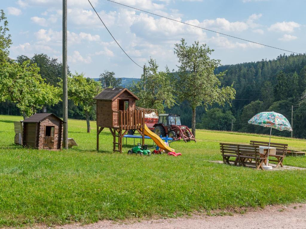 Herní místnost nebo prostor pro děti v ubytování Unterfalkenhof