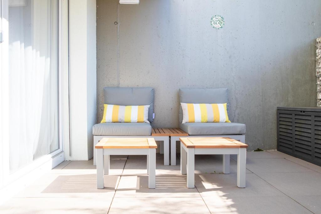 Posezení v ubytování Elegant Suites Murten