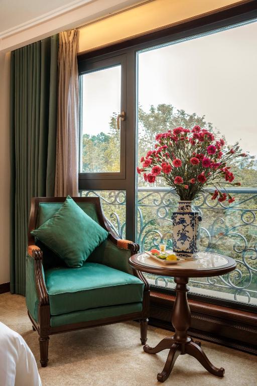 Posezení v ubytování Rue de L'amour Boutique Hotel Ha Noi