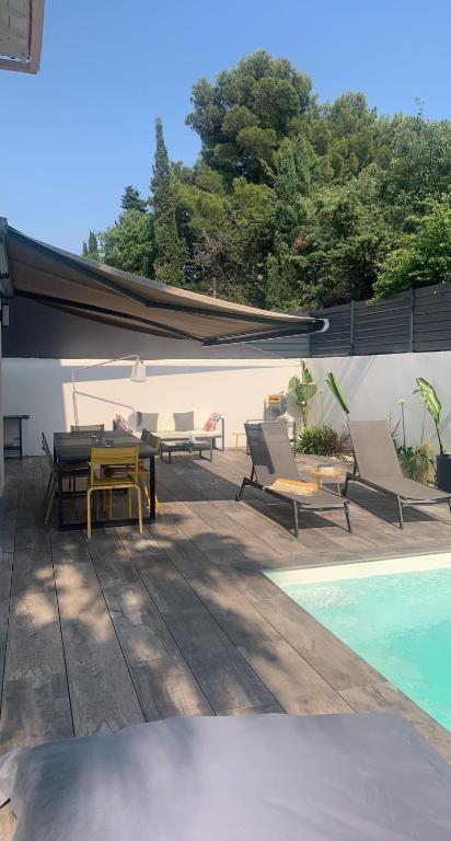 Photo de la galerie de l'établissement Villa avec piscine proche mer et colline, à Marseille