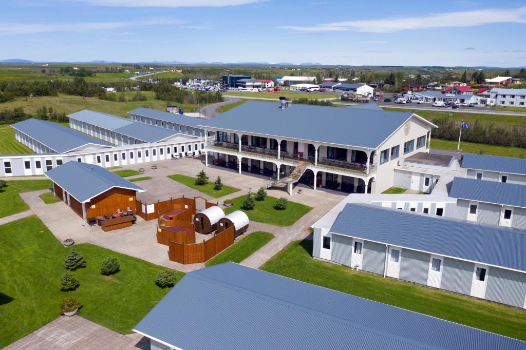 Byggingin sem hótelið er í