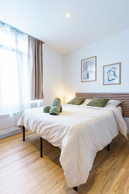 Cama ou camas em um quarto em Studio Elégant 3 pers wifi