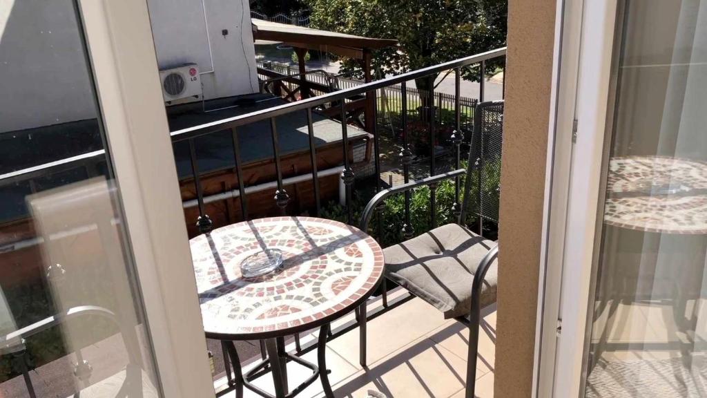 Balkon lub taras w obiekcie Rita-Vár Szálláshely