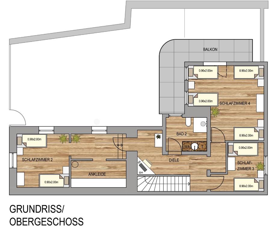 Renoviertes Monteurhaus in Ochtendung im Altbau-Flair für 10 Personen! - Appartamento Con 4 Camere Da Letto E Balcone