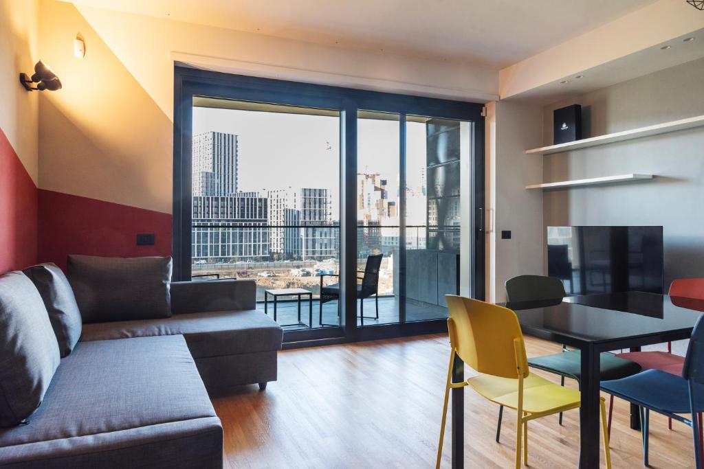 Χώρος καθιστικού στο Youhosty - Pasolini 84