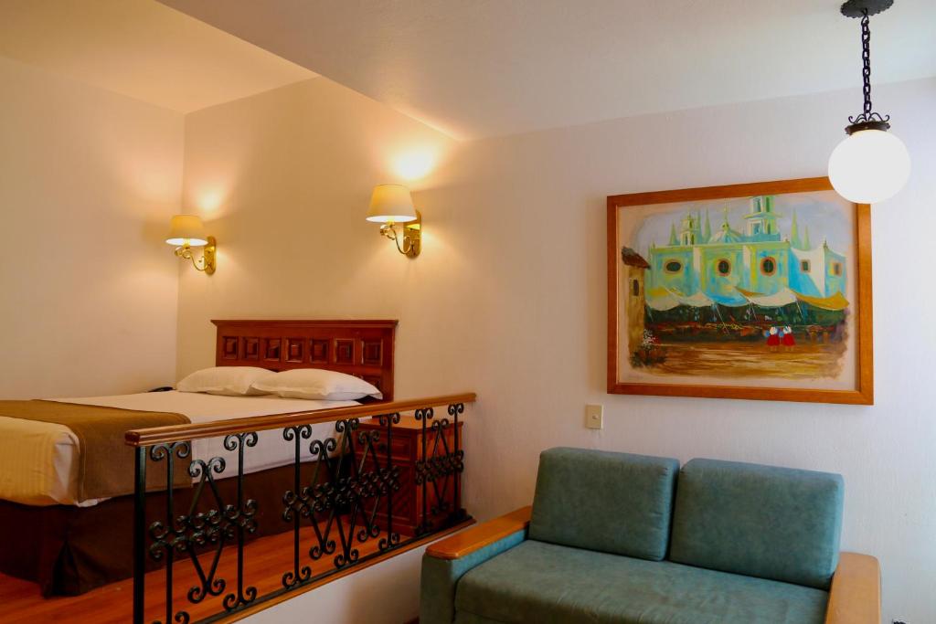 Posezení v ubytování Hotel de Mendoza
