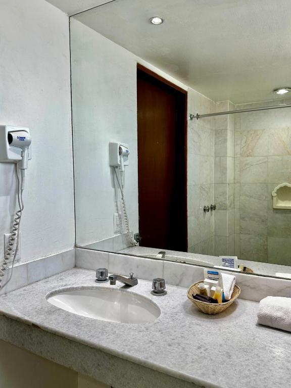 Koupelna v ubytování Hotel de Mendoza