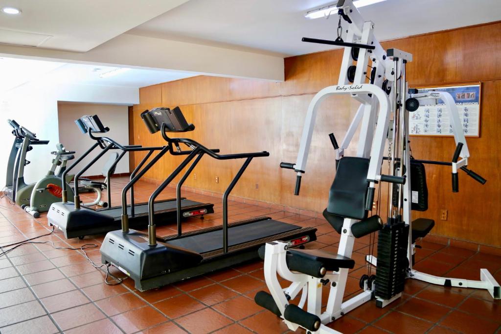 Fitness centrum a/nebo fitness zařízení v ubytování Hotel de Mendoza