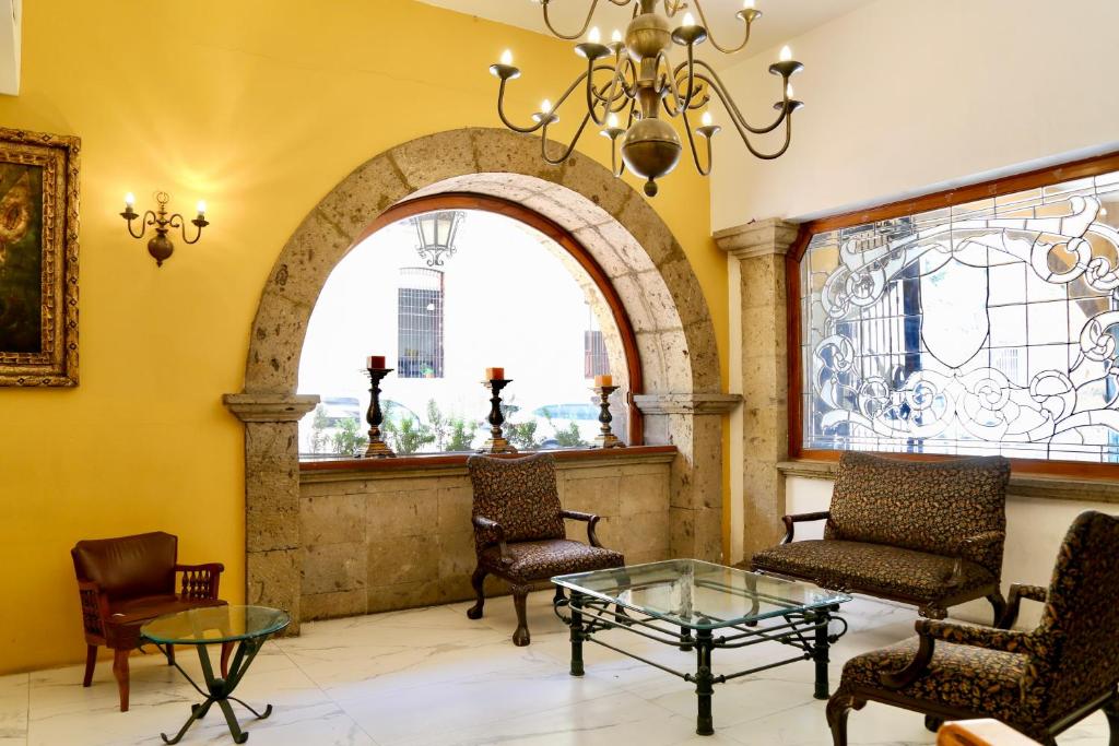 Posezení v ubytování Hotel de Mendoza