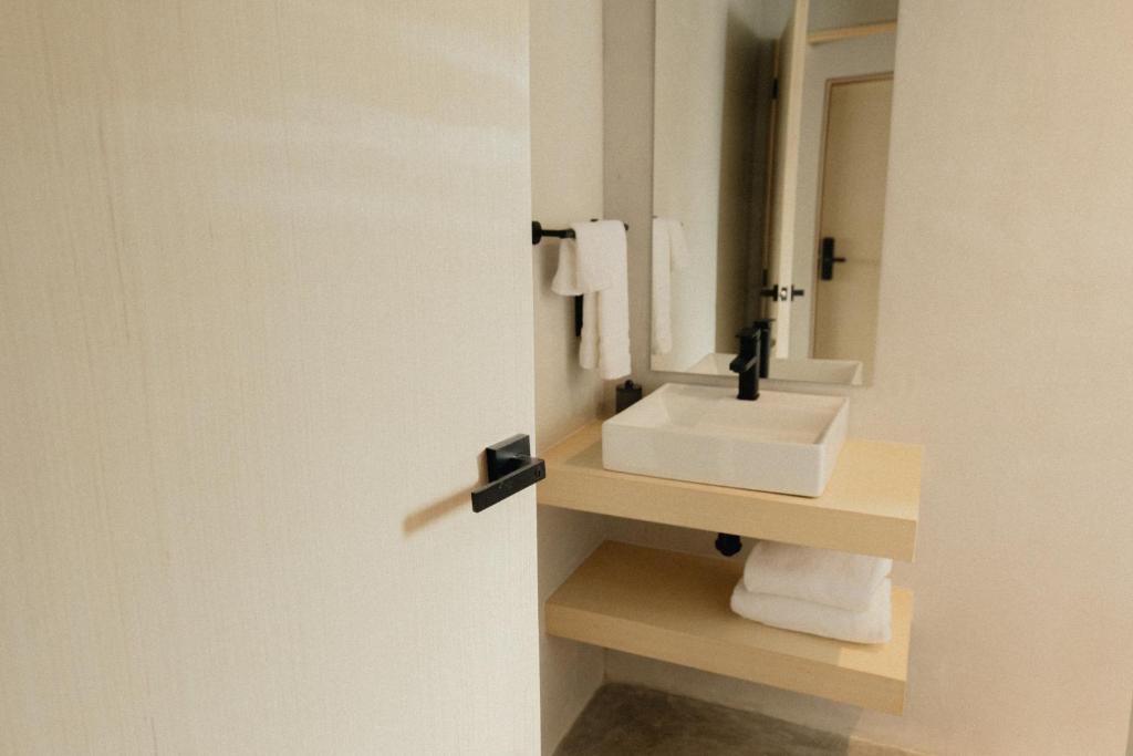 Koupelna v ubytování Ixum, Casa Hotel Boutique