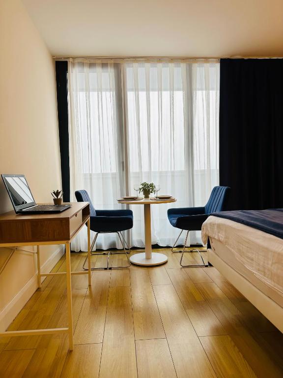 Posezení v ubytování Orbi City Luxury Apartment