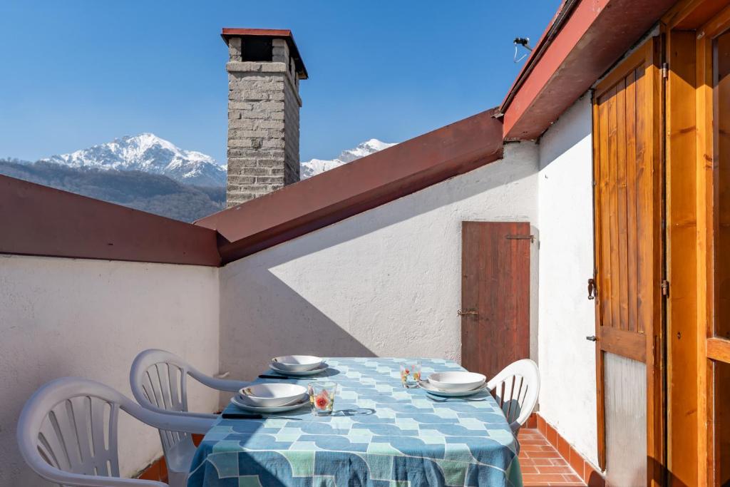 Nespecifikovaný výhled na hory nebo výhled na hory při pohledu z apartmánu