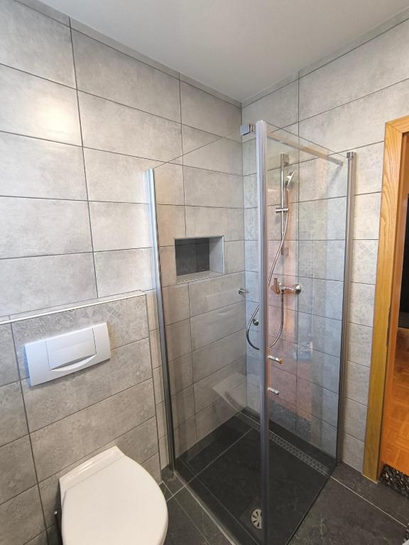 Koupelna v ubytování Apartment Stella