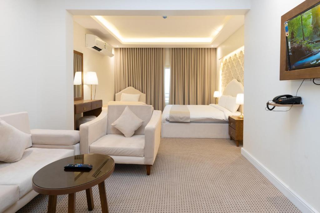 TV a/nebo společenská místnost v ubytování فندق أفين- Avene Hotel