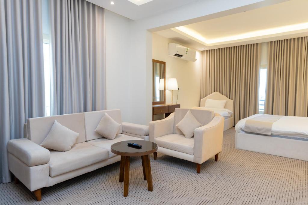 Posezení v ubytování فندق أفين- Avene Hotel