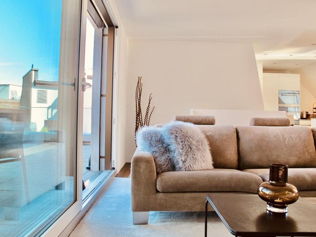 Beautiful view of Luxury Penthouse Apartments With Solar Panels In Zurich