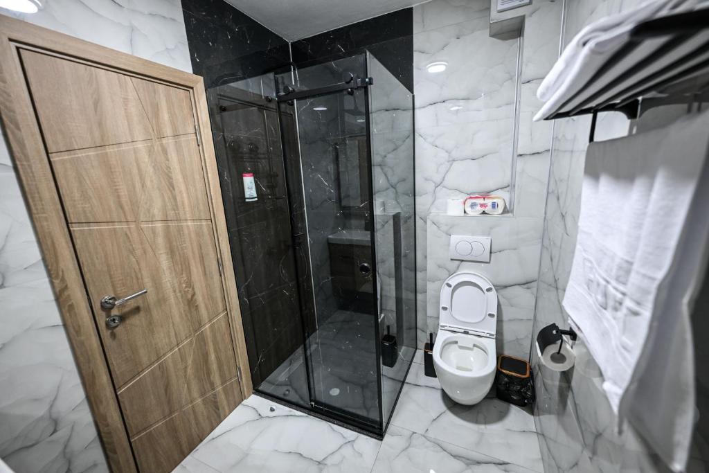 Koupelna v ubytování Apartmani EMA SL
