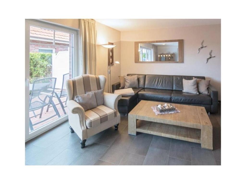 Posezení v ubytování Holiday apartment Meerestraum
