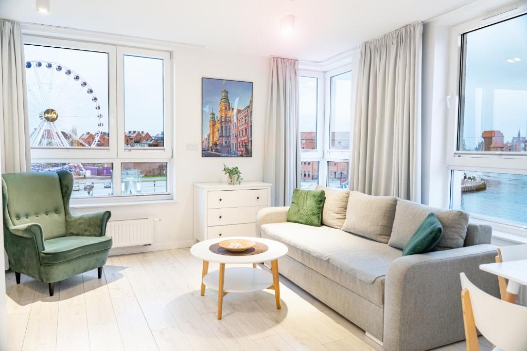 Posedenie v ubytovaní Chrobry Apartamenty Gdańsk Grodzka 10