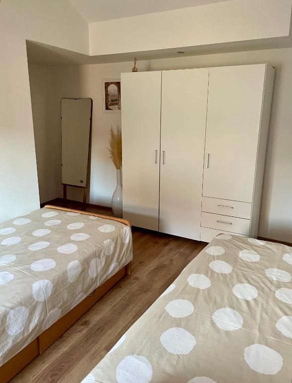 Postel nebo postele na pokoji v ubytování Istrian house Casa del nonno