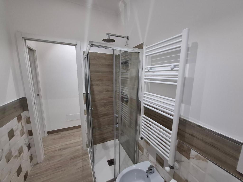 Koupelna v ubytování Casa Lizy