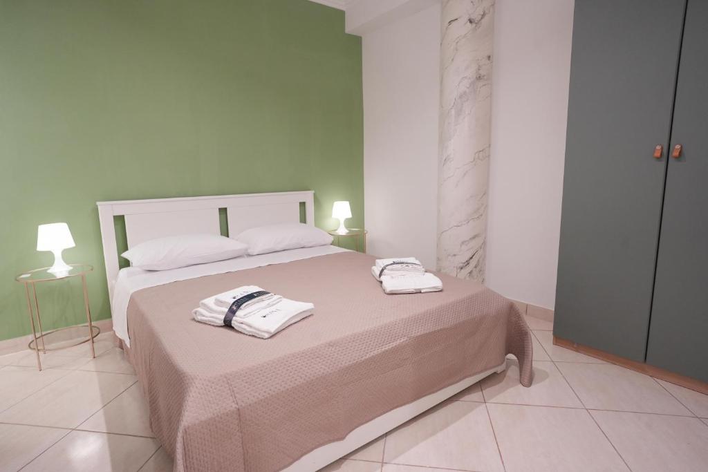 Postel nebo postele na pokoji v ubytování B&B Diana Apartment Nola