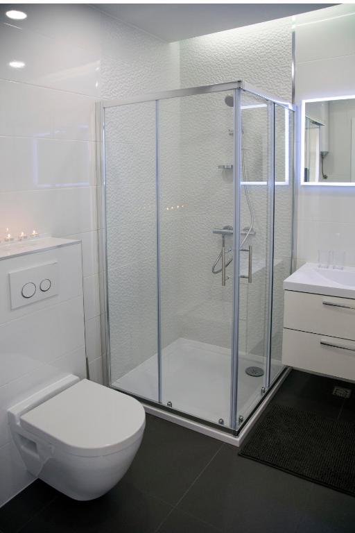 Kúpeľňa v ubytovaní Luxury rooms Skystar-Split