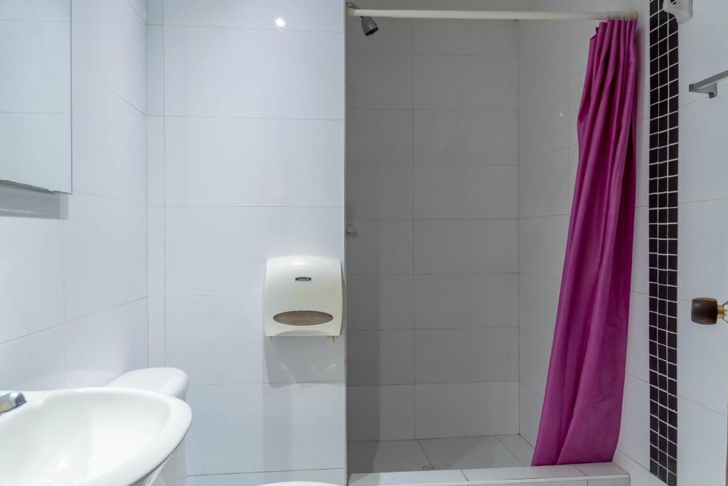 Koupelna v ubytování Hotel Veleros Cartagena