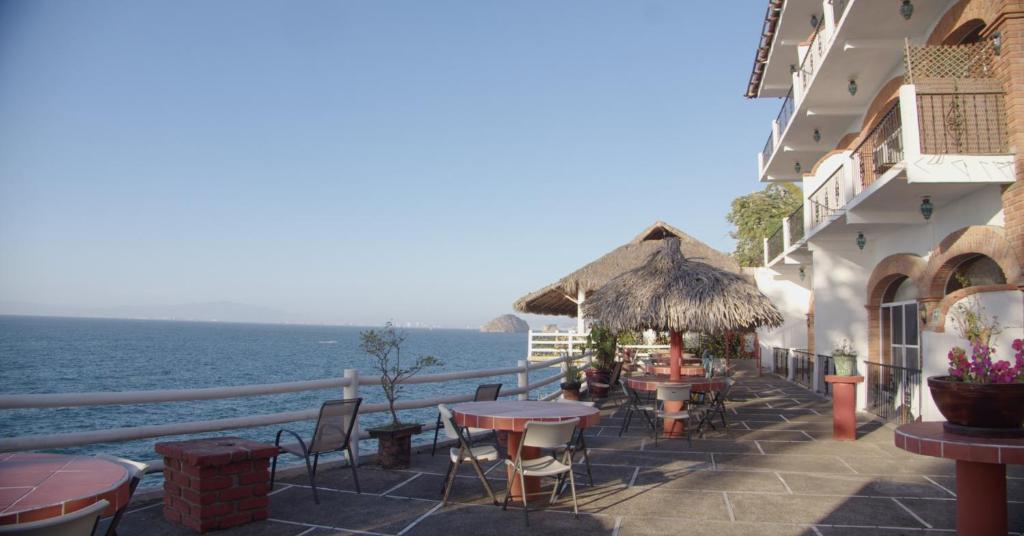 Nespecifikovaný výhled na moře nebo výhled na moře při pohledu z hotelu