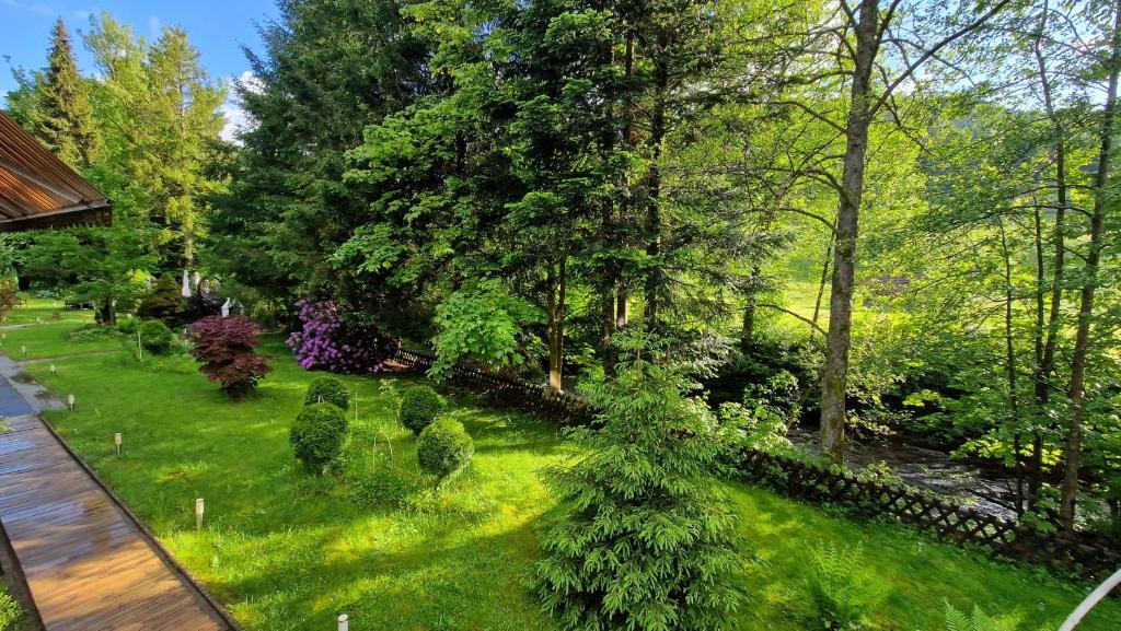 Zahrada ubytování Schwanen-Resort