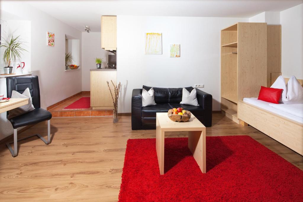 Posezení v ubytování Hotel Apartment Das Au- Gut