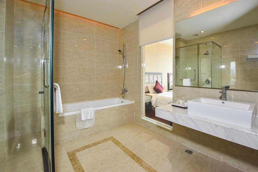 Koupelna v ubytování Dara Airport Hotel