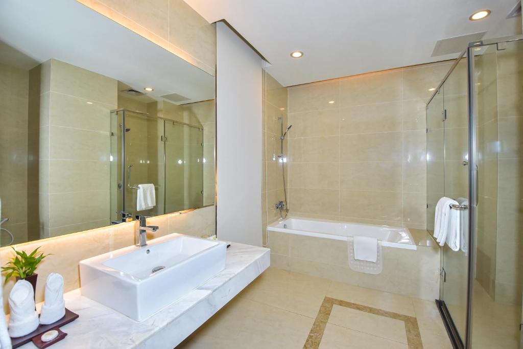 Koupelna v ubytování Dara Airport Hotel