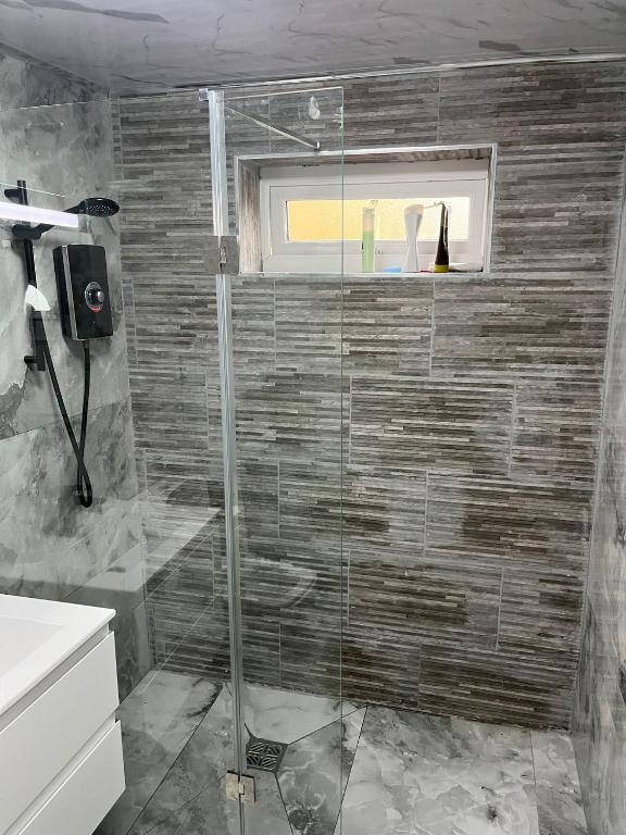 Koupelna v ubytování Luxury rooms