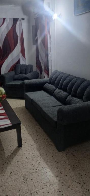 Area soggiorno di Holiday Rooms in Port Morant St Thomas Jamaica