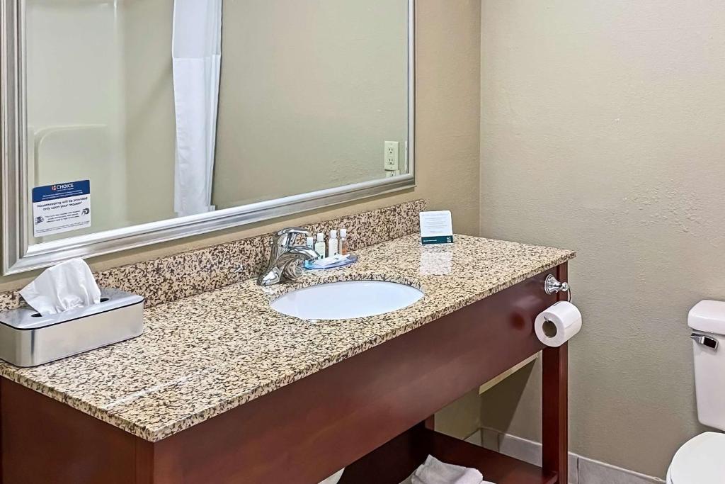 Koupelna v ubytování Quality Inn & Suites Georgetown - Seaford