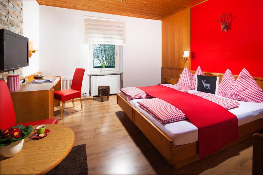 Postel nebo postele na pokoji v ubytování Hotel Apartment Das Au- Gut