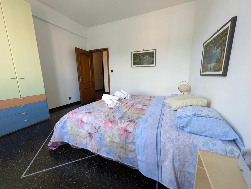 Postel nebo postele na pokoji v ubytování Le Colline