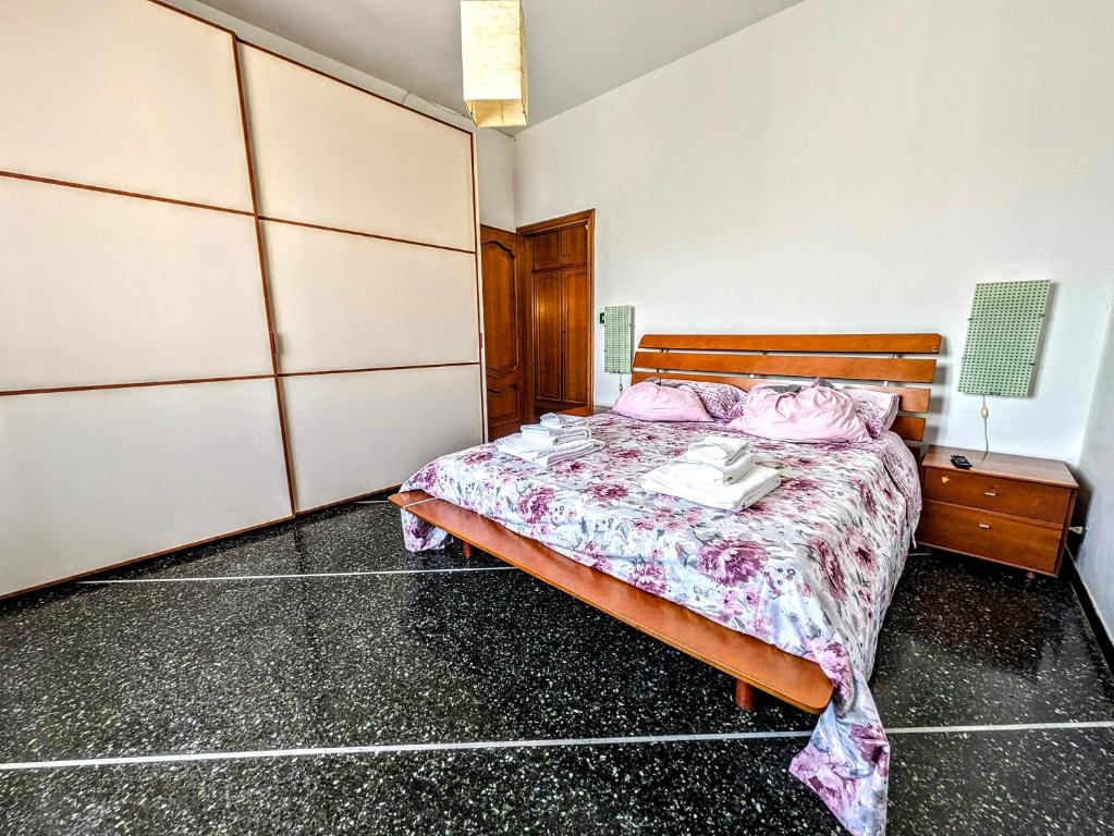 Postel nebo postele na pokoji v ubytování Le Colline