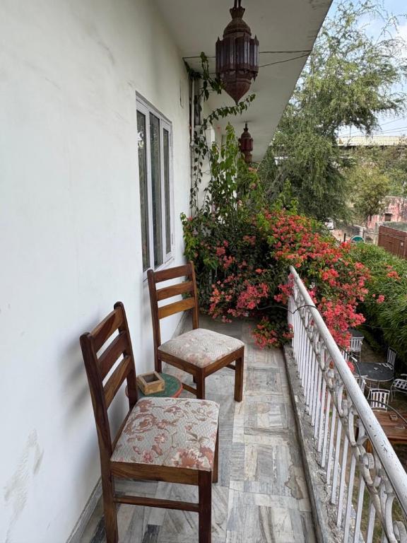 Balkón nebo terasa v ubytování J Startup House, Jaipur - C Scheme