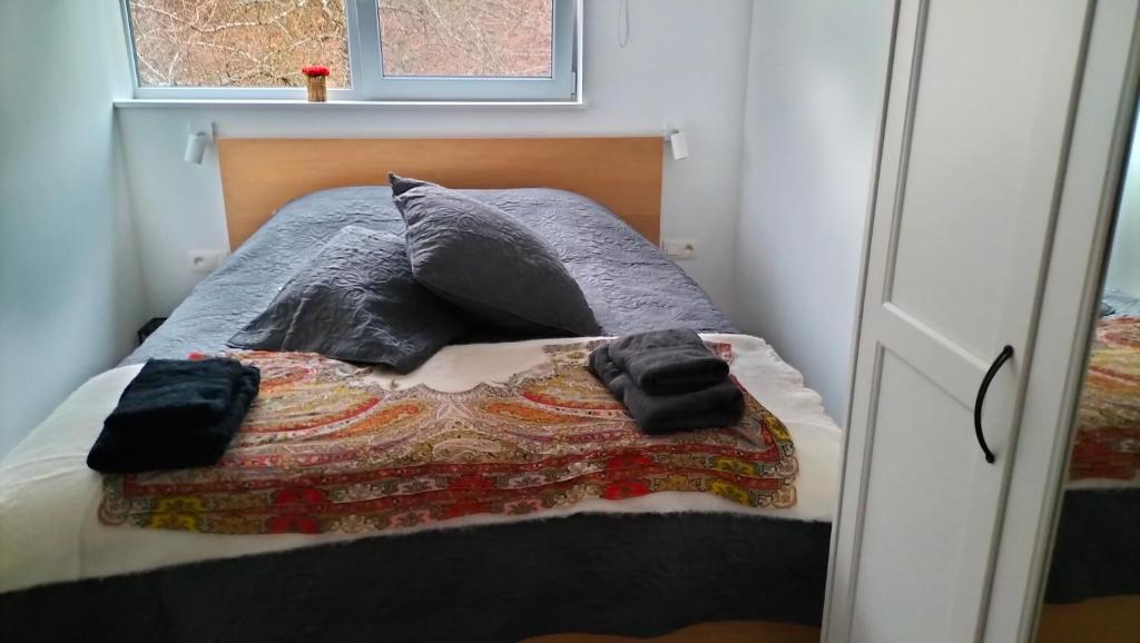 Postel nebo postele na pokoji v ubytování Les Adrets de Malmedy