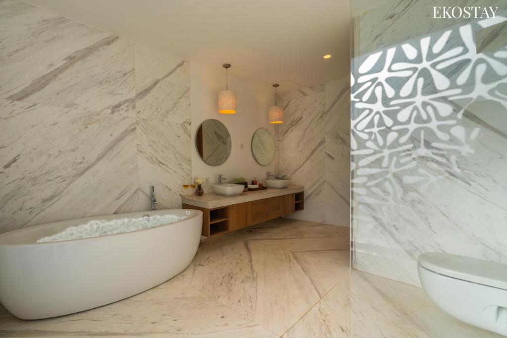 Koupelna v ubytování EKOSTAY Luxe I Avante Villa