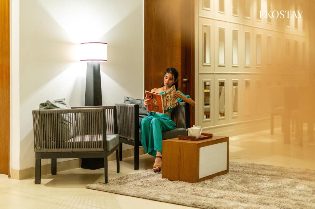 Posezení v ubytování EKOSTAY Luxe I Avante Villa