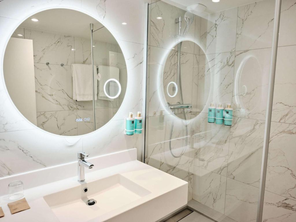 Koupelna v ubytování Novotel Montpellier
